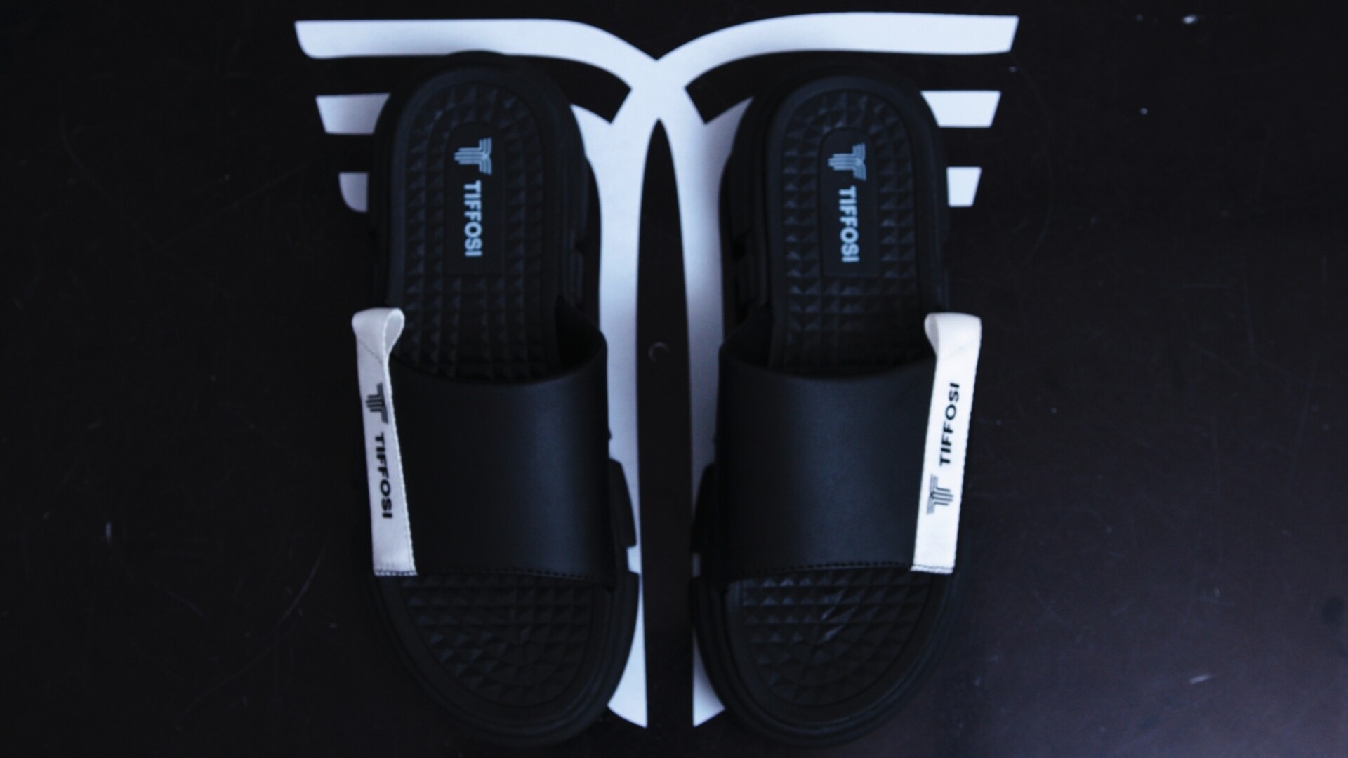 Chanclas Tiffosi Sandal Tela de Hombre - Negro 