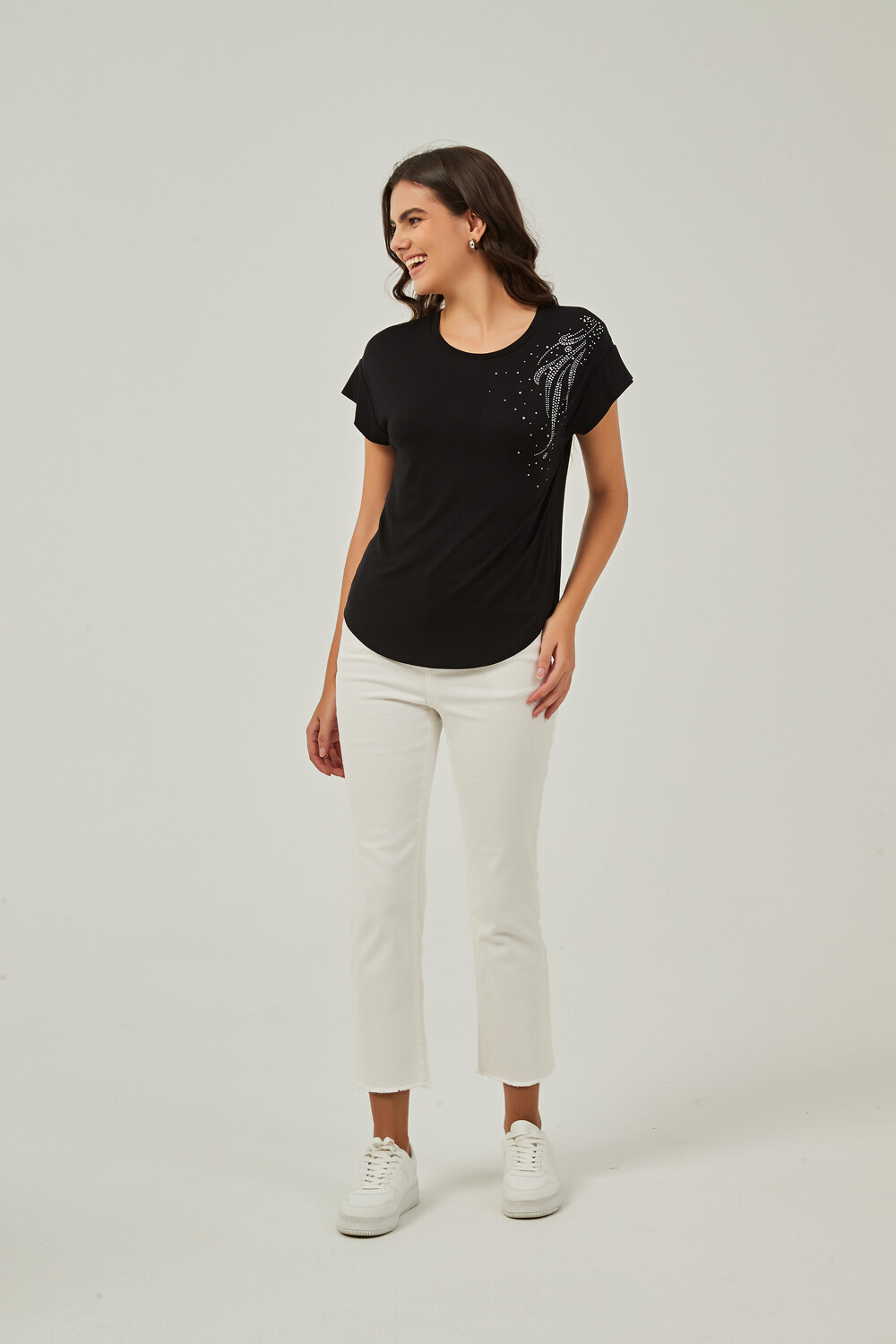 Remera Brianza Negro