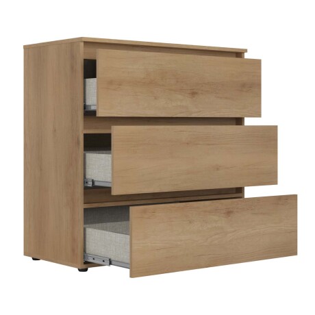 CÓMODA 3 CAJONES MDP MARRON CONDESSA