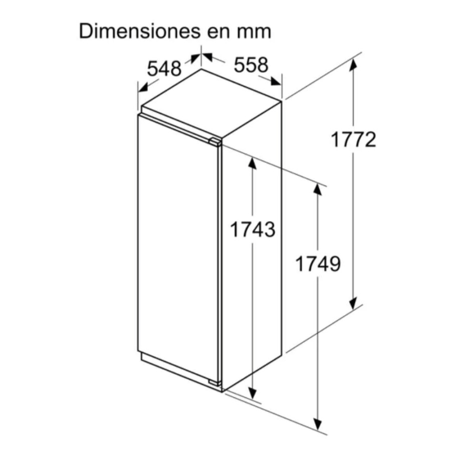 Refrigerador Integrable Panelable Bosch Refrigerador Integrable Panelable Bosch
