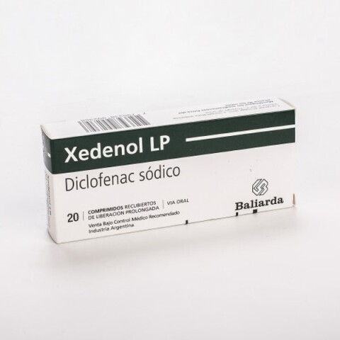 Xedenol LP 100 mg 20 Comprimidos Xedenol LP 100 mg 20 Comprimidos