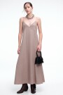 VESTIDO LARGO Beige