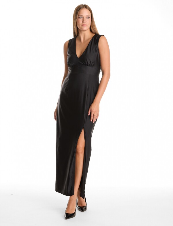 Vestido Maxi Lazo NEGRO