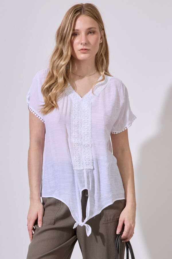 Blusa Broderie BLANCO