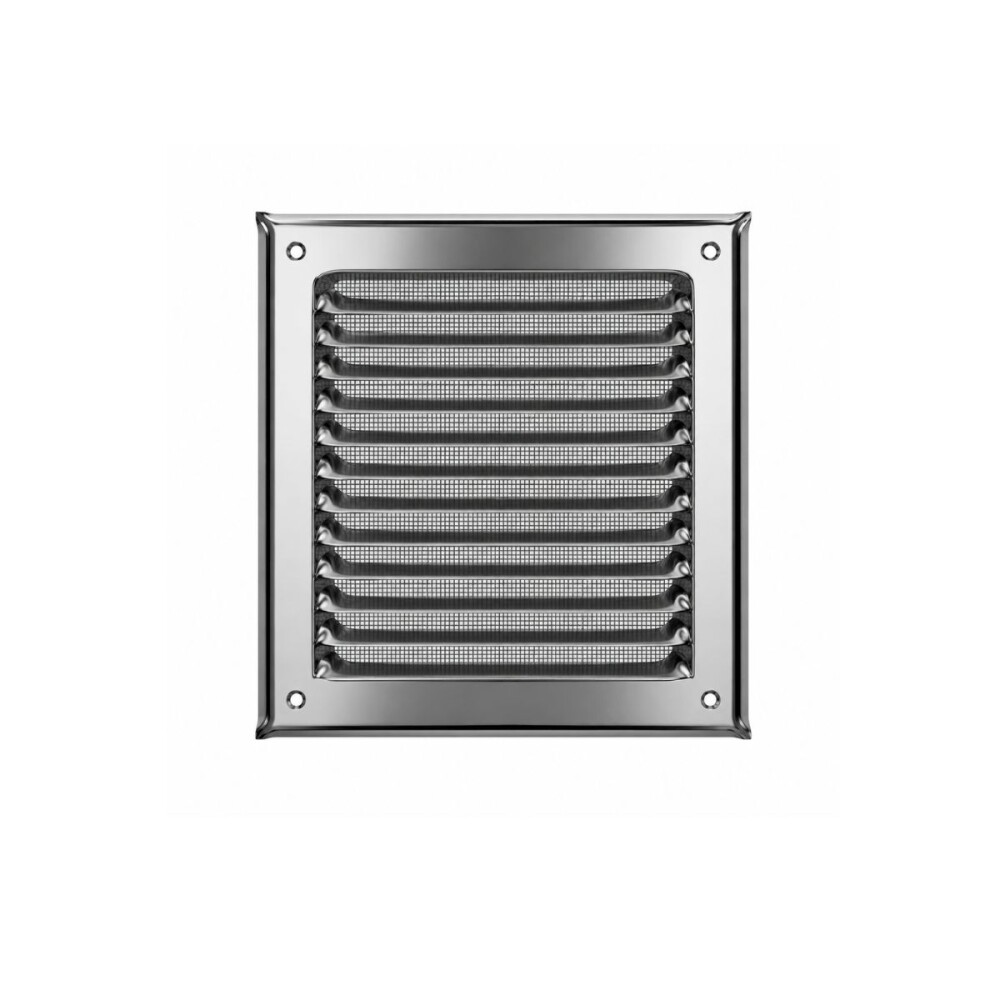 Rejilla ventilación acero c/mosquitero 15x15cm Rejilla Ventilación Acero C/mosquitero 15x15cm