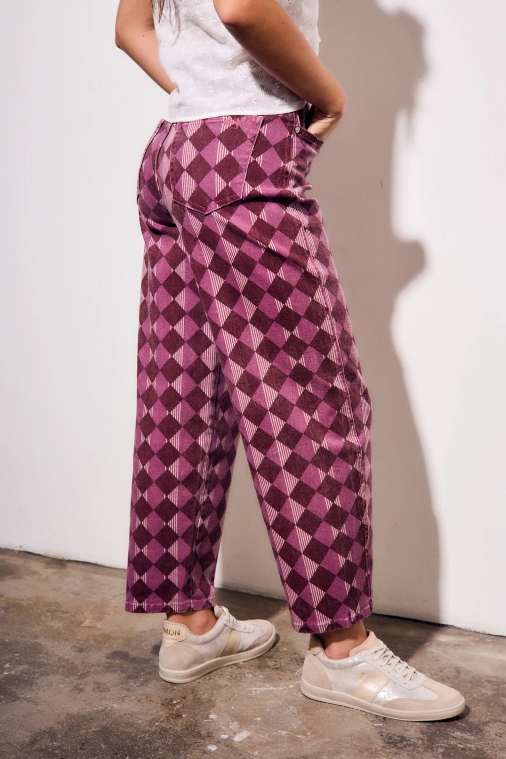 JEAN BAGGY ESTAMPA ROMBOS - 511016