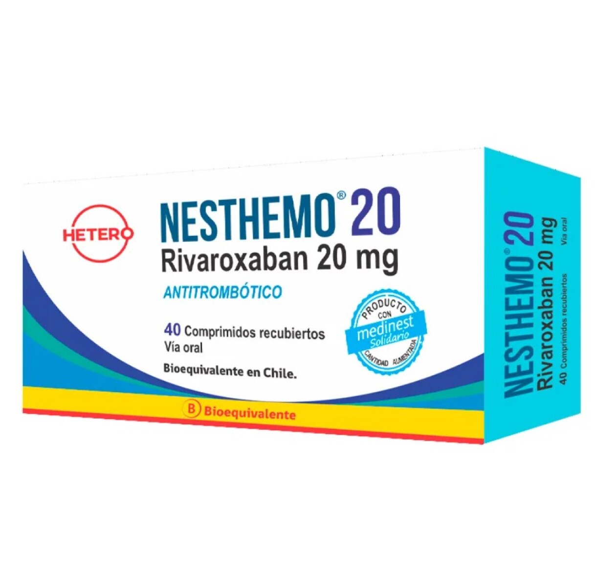 NESTHEMO 20 MG CJ X 40 COMP. REC. 