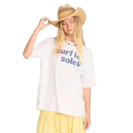 Remera Billabong Surf Le Soleil Blanco