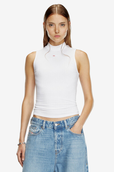 TOP T-MOKKY-SL-MICRODIV Blanco