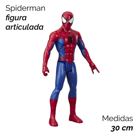 Spiderman Figura 30cm Articulada Unica