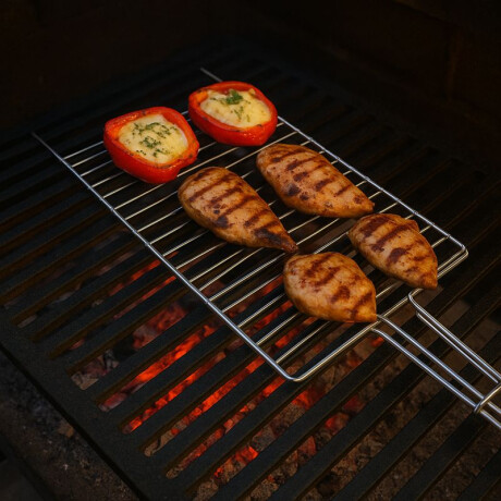 Parrilla Grill Acero Inoxidable 31x19cm Parrilla Grill Acero Inoxidable 31x19cm