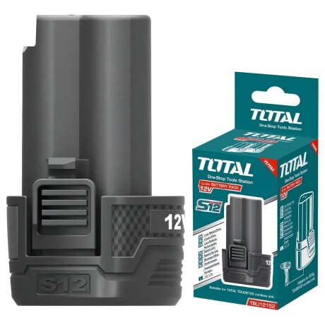 Batería Total 12V 1.5Ah Litio Para Herramientas Sistema S12 Batería Total 12V 1.5Ah Litio Para Herramientas Sistema S12