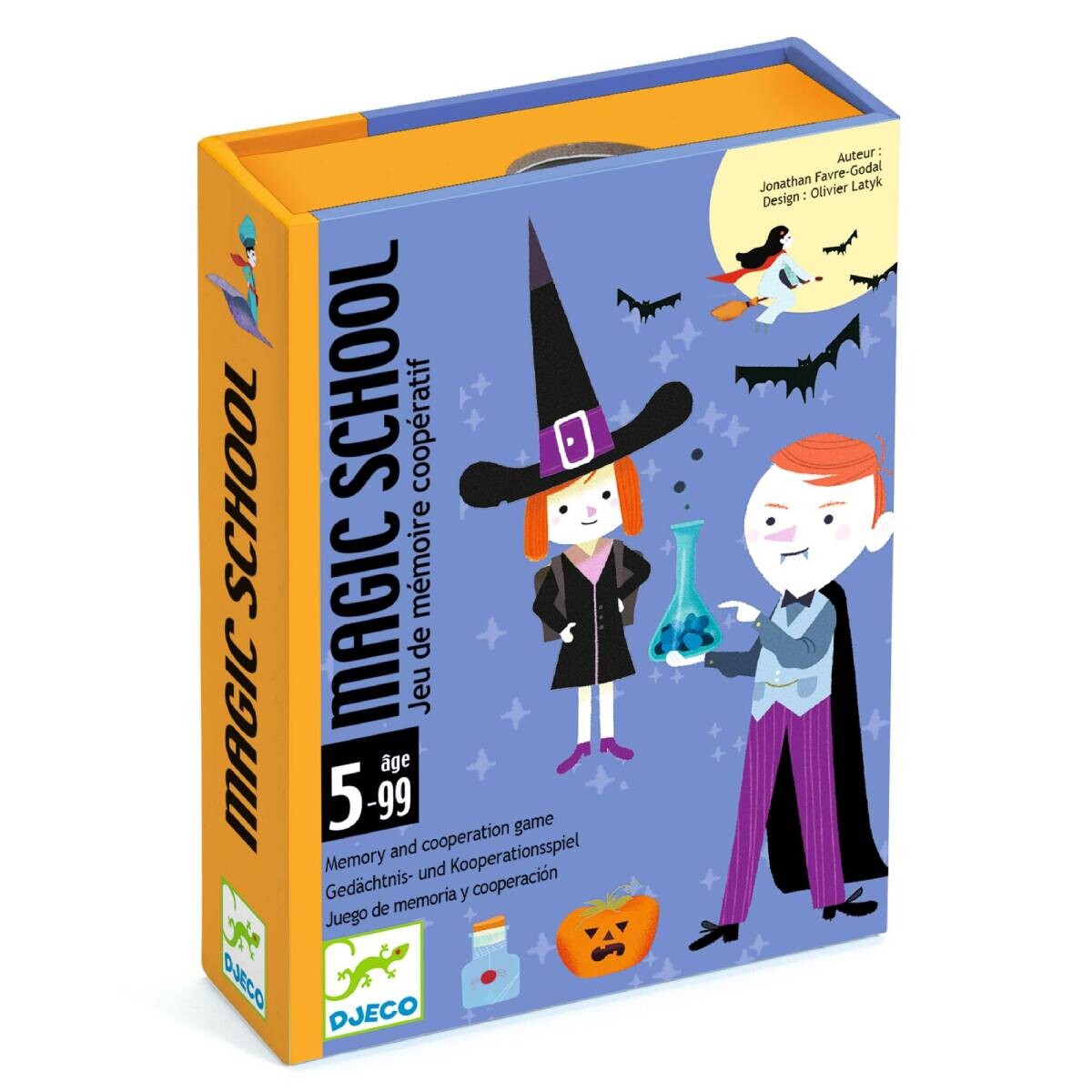 Juego de Cartas Magic School Djeco 