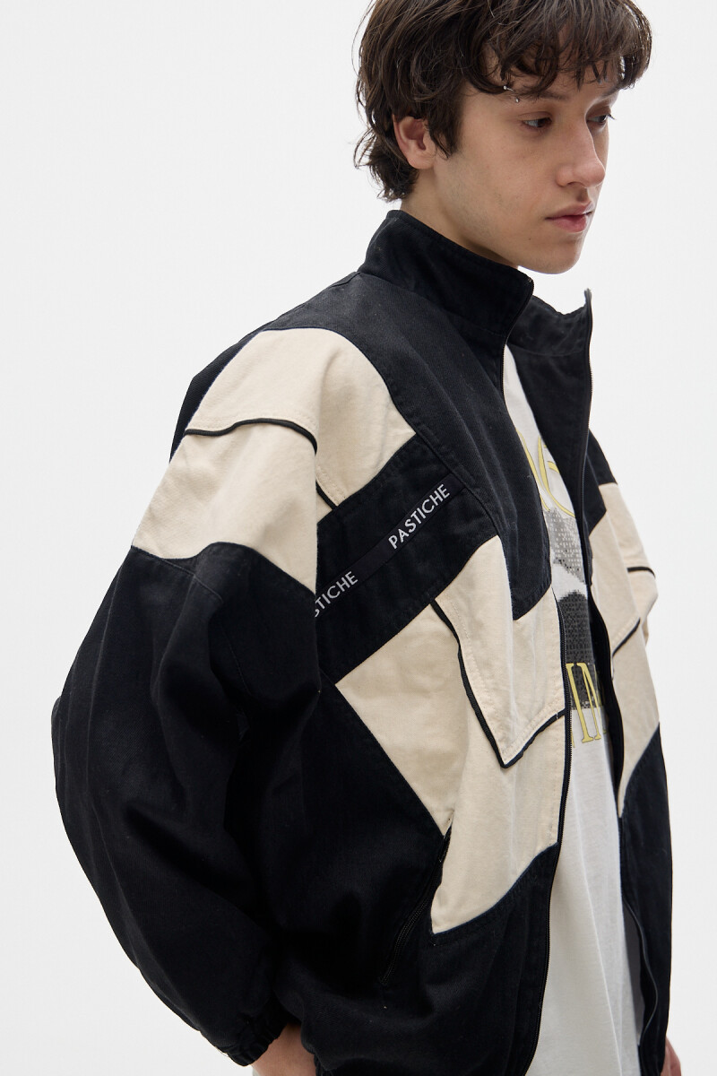 Campera Olímpica Denim Solid Black