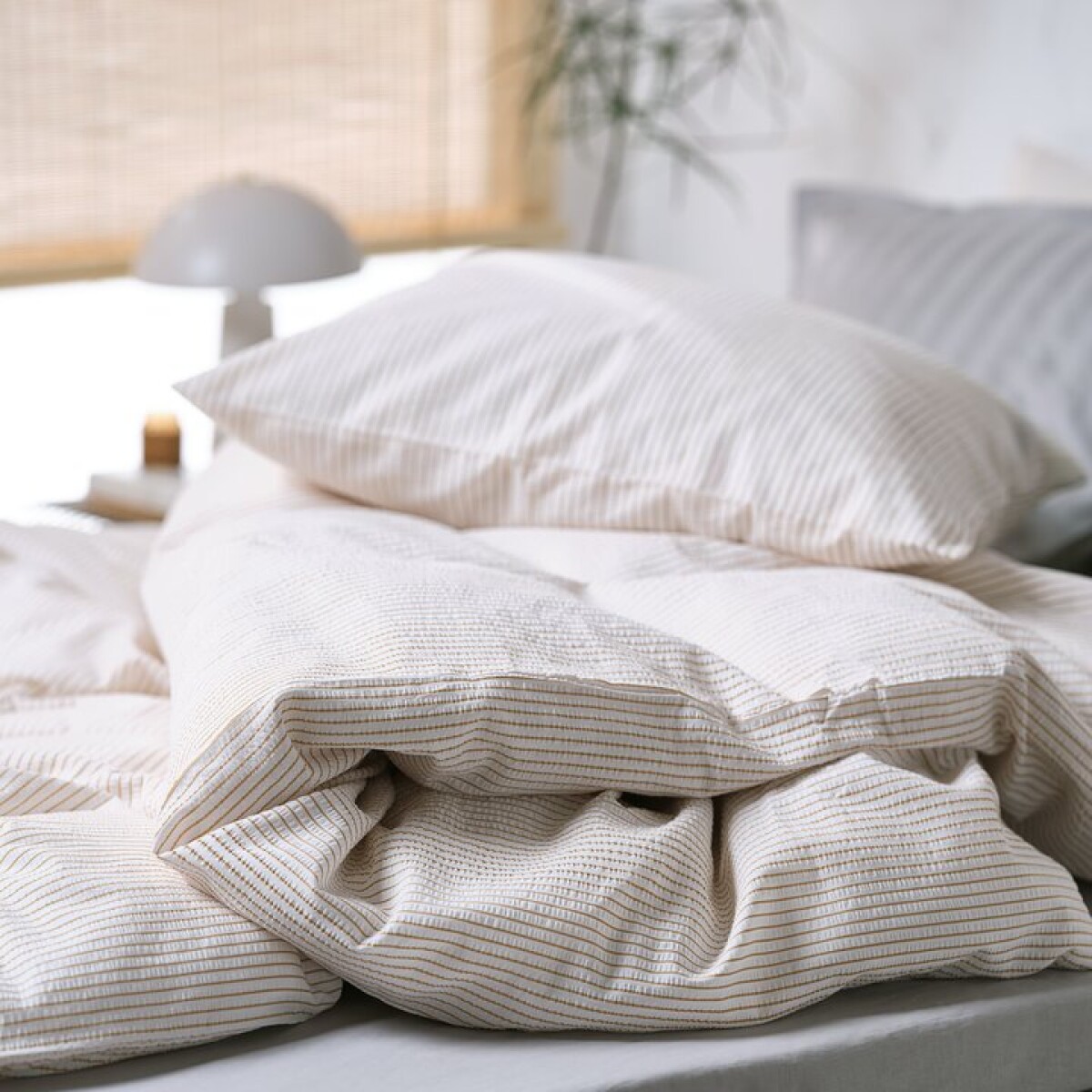 Juego de funda nórdica STINNE Seersucker SGL blanco/latte 