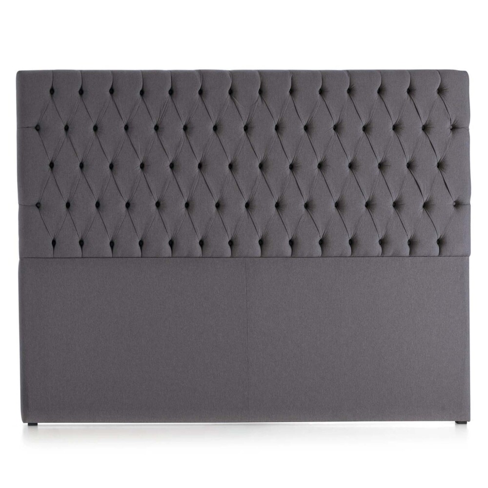 RESPALDO 1 PLAZA TELA GRIS GIULIA