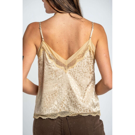 Top Encaje Bordados Nacar
