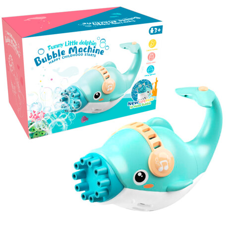 Pistola Ametralladora Eléctrica Tik Tok Diseño Animal Delfin Azul