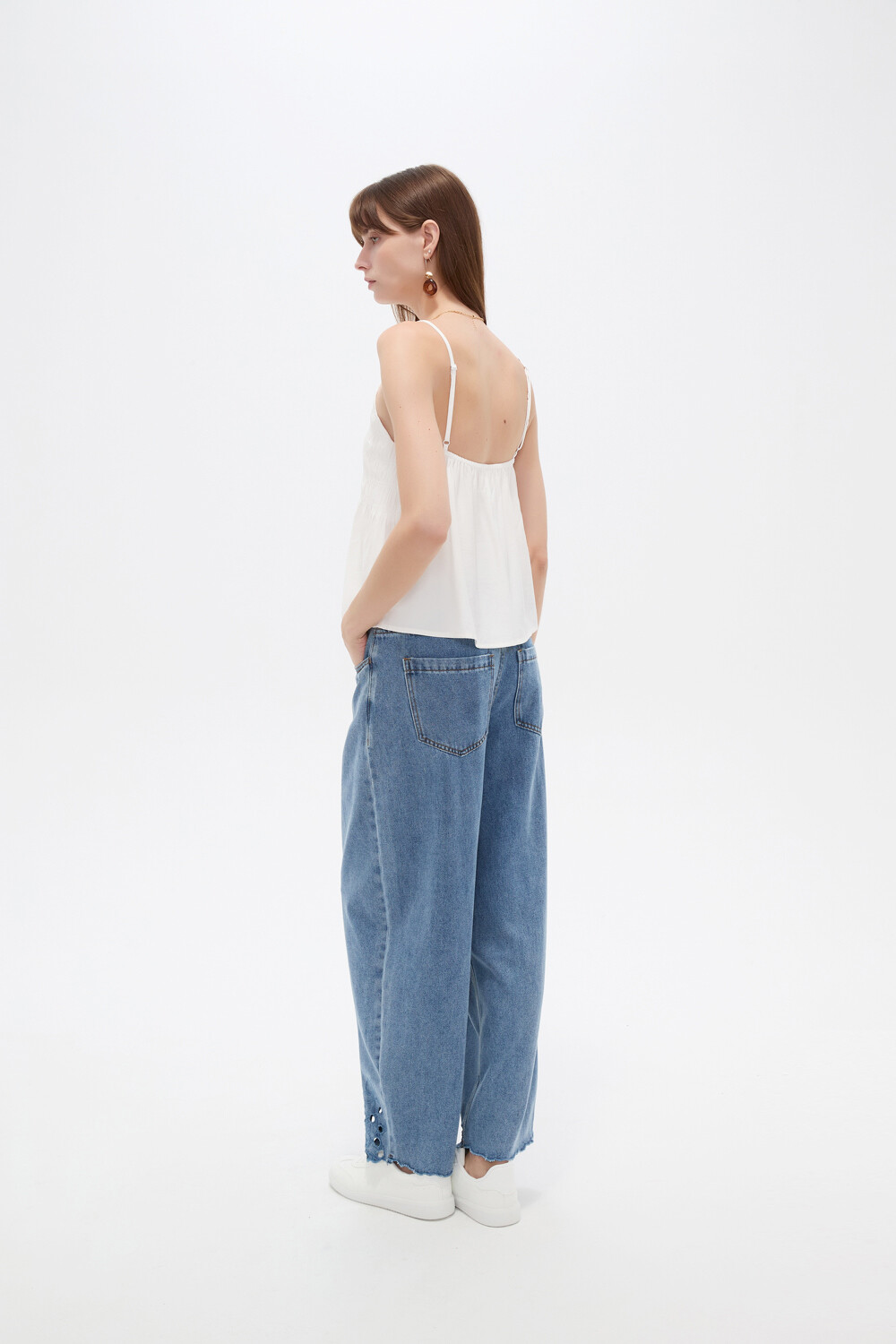 Musculosa Leka Marfil / Off White