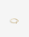 Anillos Chicos Cubic zirconia Anillo Chico Cruz Cubic Dorado - Dorado