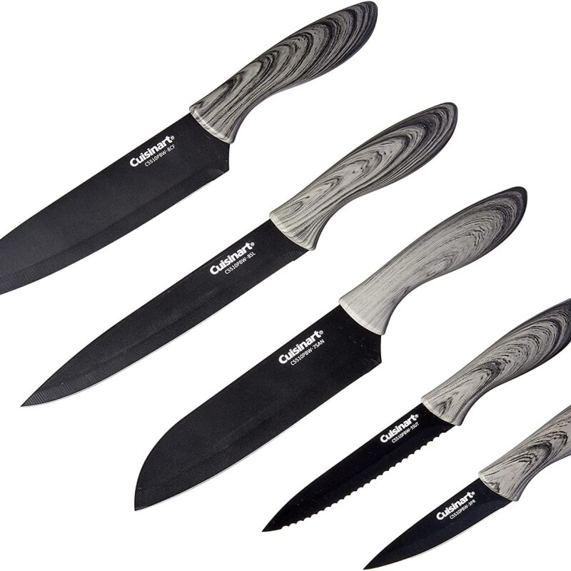 Juego de 5 cuchillos c/estuche advantage negro Cuisinart Juego de 5 cuchillos c/estuche advantage negro Cuisinart