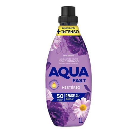 Suavizante Concentrado Aquafast 1L Lila Misterio 001