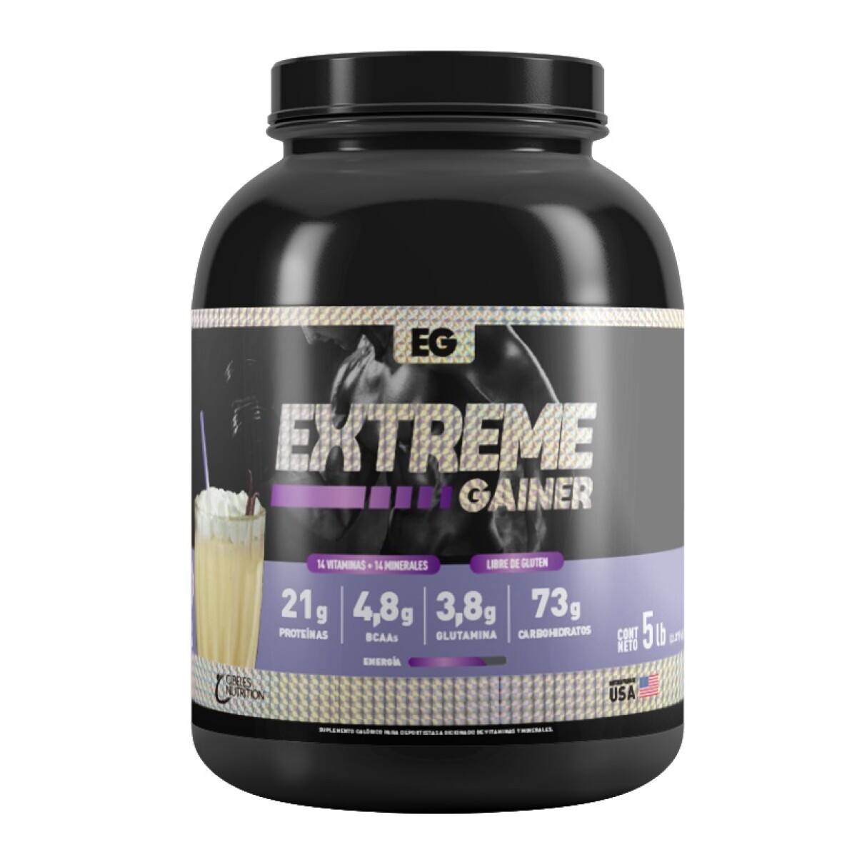 Extreme Gainer Vainilla 5 Lbs. 