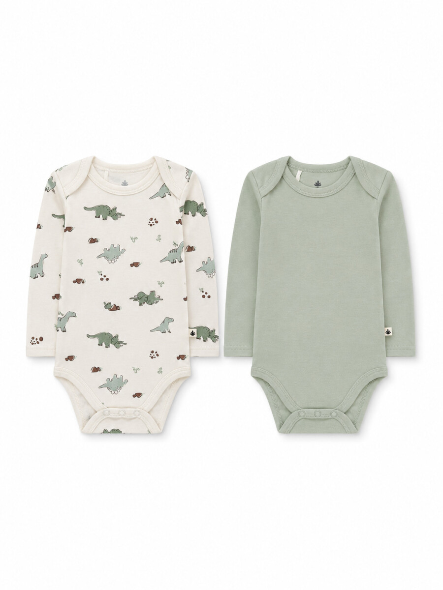 BODY PACK X2 - VERDE GRISACEO 