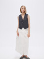 Falda Luza Marfil / Off White