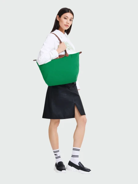 Le Pliage Original L Tote Bag Verde