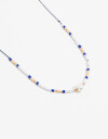 Collares Cortos Canutillos Collar Con Beads - Combinacion Multicolor