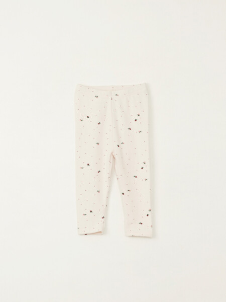Set remera y pantalón lanilla Crudo