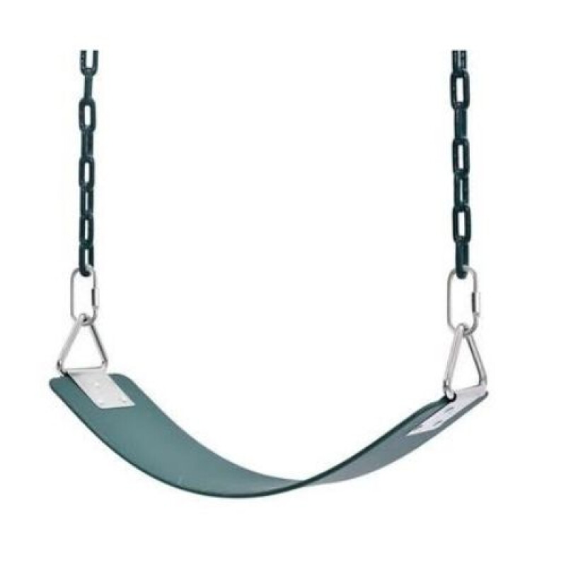 Hamaca flexible para niño de goma con cadena forr PVC Verde Hamaca Flexible Para Niño De Goma Con Cadena Forr Pvc Verde