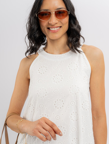 Vestido broderie Lua Vestido broderie Lua