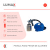 Pistola Para Pintar Lumax 650w Aluminio Pistola Para Pintar Lumax 650w Aluminio