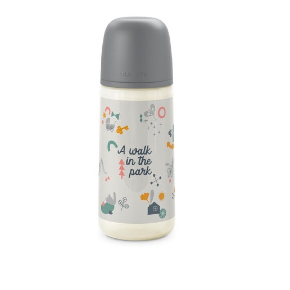 Biberon anatomico 360 ml Suavinex Park Gris