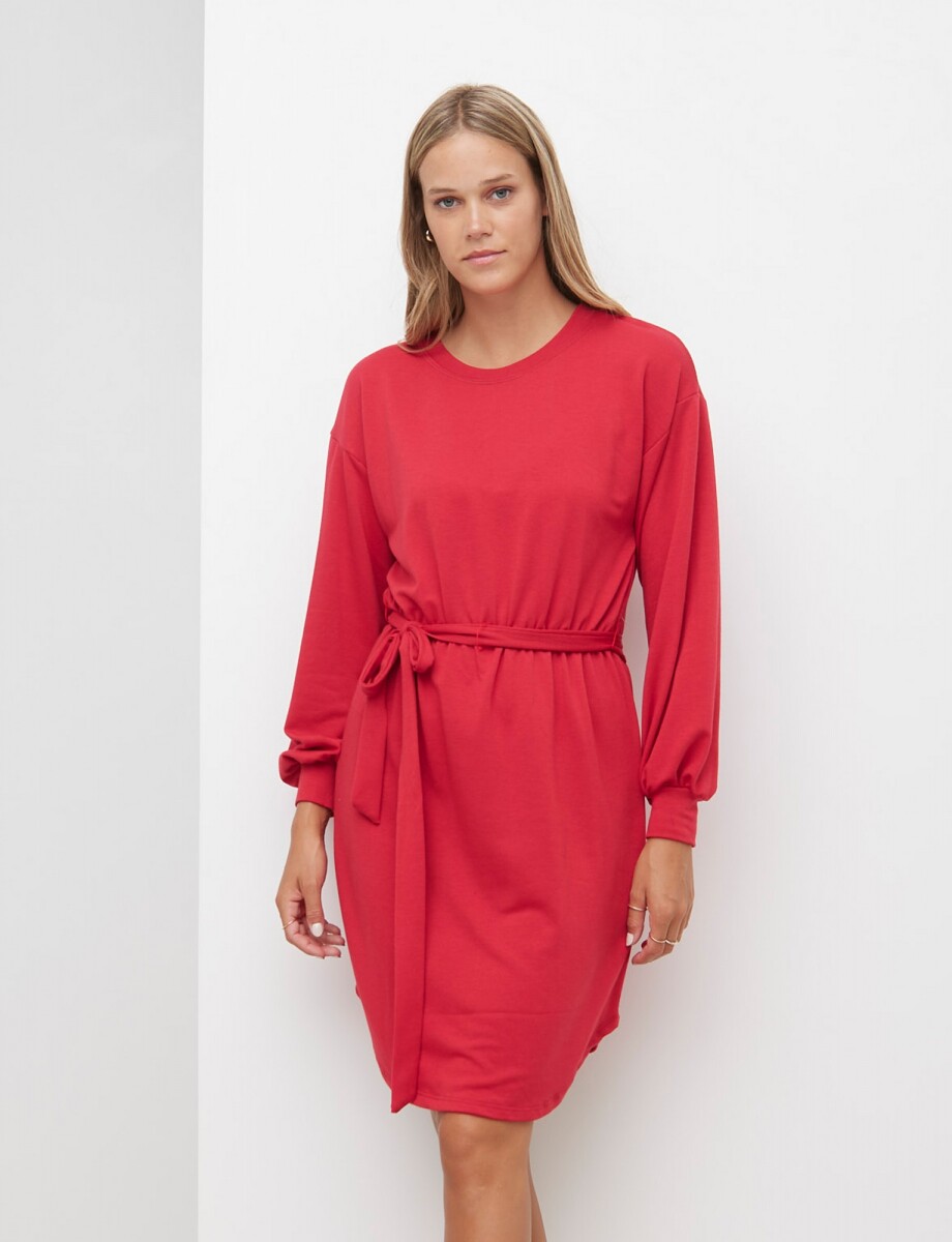 Vestido Soft Lazo - Rojo 
