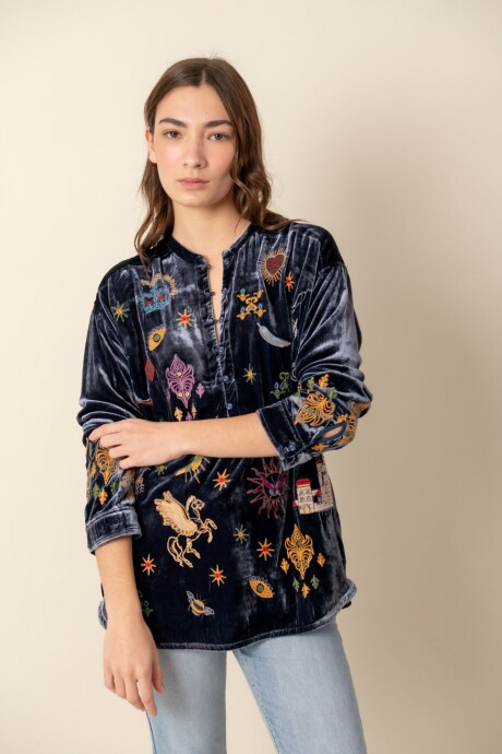Blusa de terciopelo Johnny Was Blusa de terciopelo Johnny Was