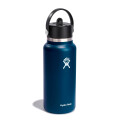 32 oz Wide Mouth with Flex Straw Cap Indigo