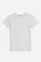 T-shirt manga corta lisa CRUDO