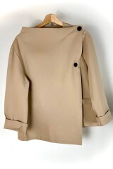 CHAQUETA C/VISCOSA KIND BEIGE
