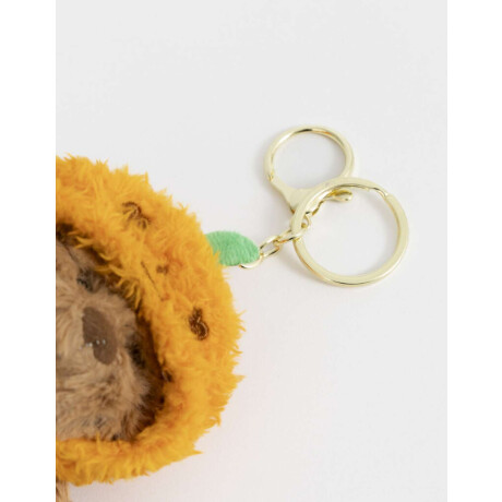 Llavero Y Charm Peluche ''halloween'' Marron Medio