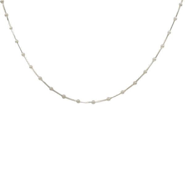 Cadena Bolitas-Plata 925-Sin Piedra-CD3041 sinpiedra