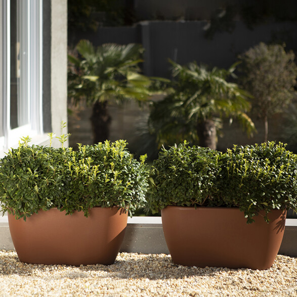 Maceta Ø80 x 40 cm. color terracota "Andaluz" -TRAMONTINA TD0391