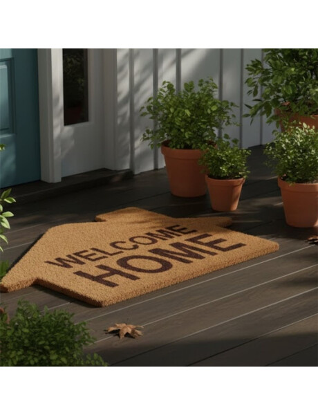 FELPUDO COCO 40x60CM 1.5CM FORMA CASA WELCOME HOME FELPUDO COCO 40x60CM 1.5CM FORMA CASA WELCOME HOME