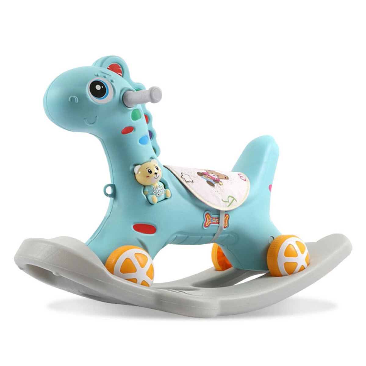 Caballito doble función plástico vaivén, buggy con sonido - Caballito Doble Función Plástico Vaivén, Buggy Con Sonido 