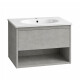 MUEBLE DE BAÑO AEREO 60X46X50CM COLOR GRIS GRIS