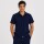 Casaca polo con botón unisex Marino