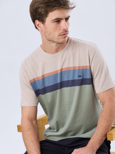 T-SHIRT LEGACY 6164 BEI VERDE