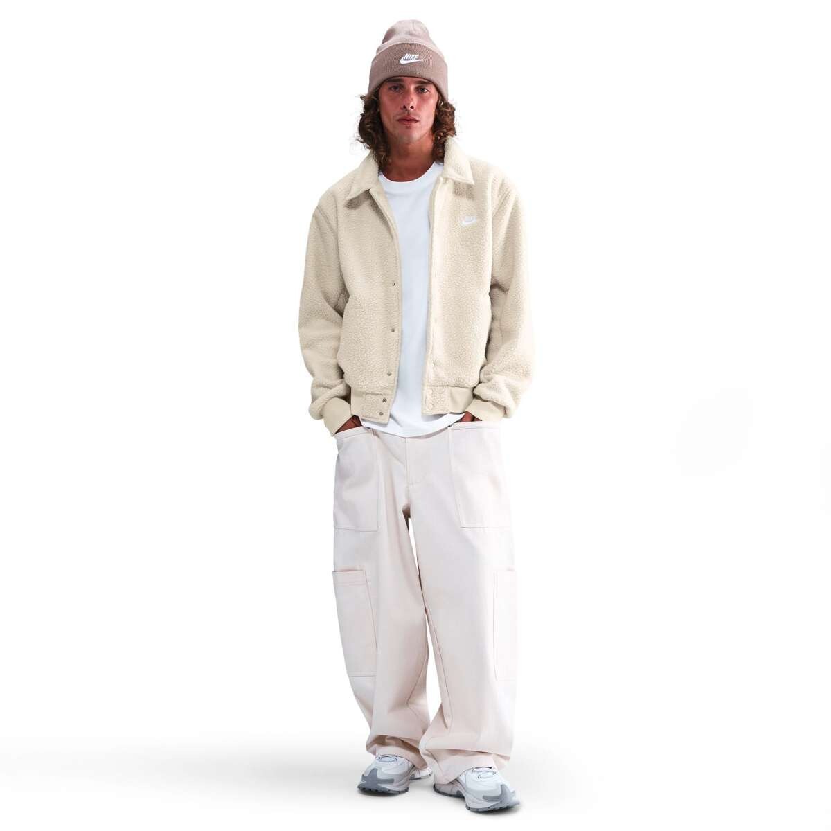 Campera Nike Sportswear Club de Hombre - Chocolate 